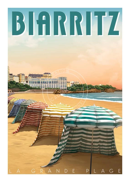 Affiche Biarritz – Poster Pays Basque
