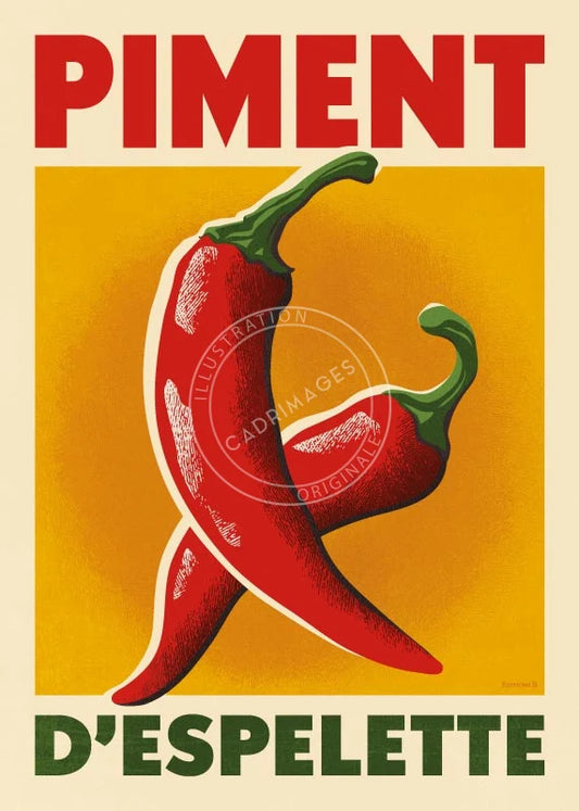 Affiche Piment d'Espelette